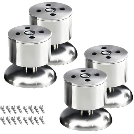 Kalustejalat, 4 kpl Ruostumattomasta Teräksestä Valmistetut Sovan Jalat, Säädettävät Kaapin Jalat, Kahvipöydän Jalat