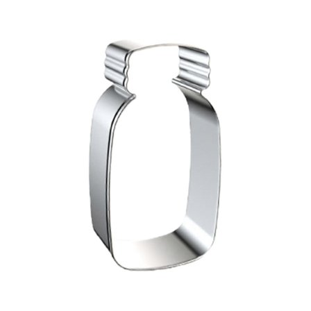 Tyuhe Kageform Delikat DIY Rustfrit Stål Flaske Form Bage Kageskærer til Fest