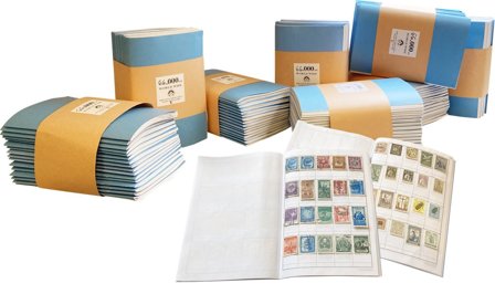 Hele verden - Indholdsrig samling med 66000 frimærker