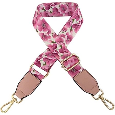 1 st justerbar axelrem för dam, flerfärgad handväska