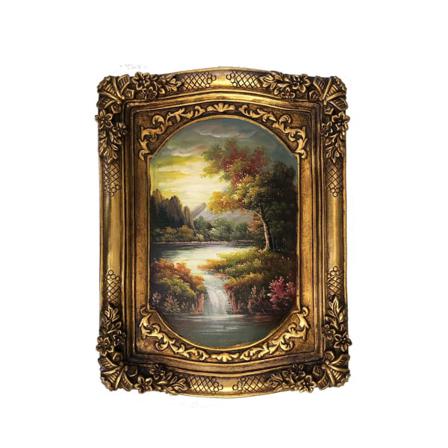 Landskap, Oljemålning Med Ram, Innermått 20x25 Cm Multifärg One Size