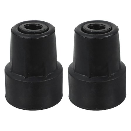 2 stk. Udskiftningsfødder til stokke, skridsikre dupper til krykker, dupper til vandrestave, beskyttelse til vandrestave