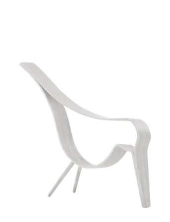 Cooee Design Woody Bird White Medium Vit