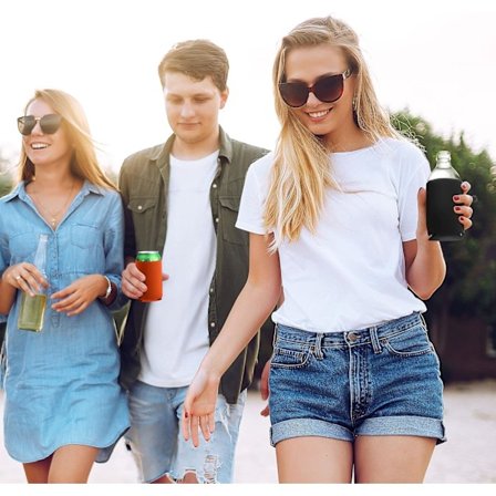 2x Svart-orange burkkylare kompatibel med 500ml burk - Set av sod