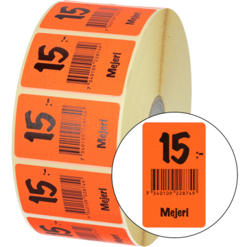 Etikett Meieri 15,
