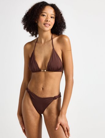 Lindex Brief Regular Naomi Knot Shiny - Pink - L