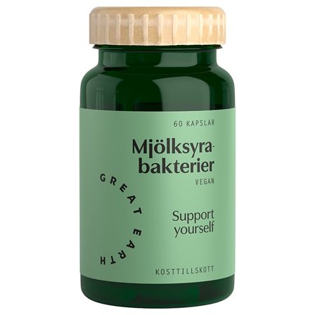 Great Earth Melkesyrebakterier 60 kapsler