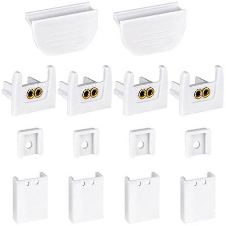 14/18 st Reservdelar Rullgardin Fäste Blind Fäste Set Klämma Stöd Kompatibel Plisserad