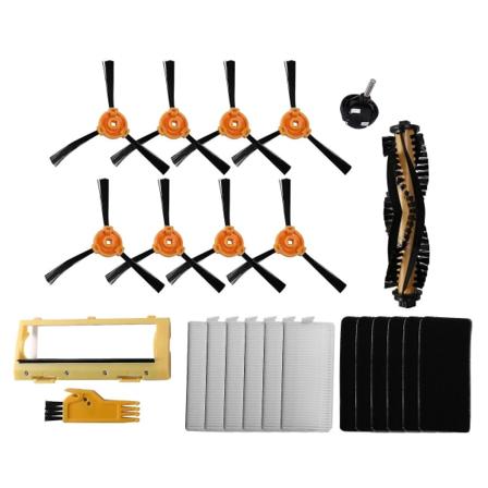 18 stk. Sidebørste Hovedbørste Rammedeksel Caster Hjul Filter Til Deebot 600 601 605 710 N79 N79s Vac Hy[HK]