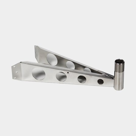 Soporte de antena para tope de mástil Glomex V9173, rosca de 1"