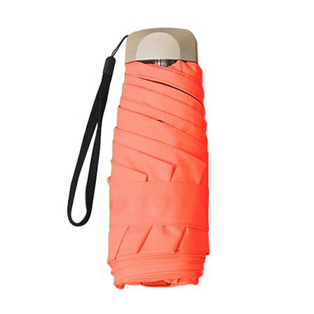 Sammenfoldelig paraply til sol og regn, vindtæt rejseparaply bærbar sammenfoldelig med UPF 50+ solbeskyttelsesfunktion, ultralet kompakt paraply til