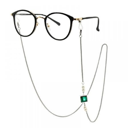 2PCS Eyeglass Chain Mask Strap Holder Women Necklace Readin