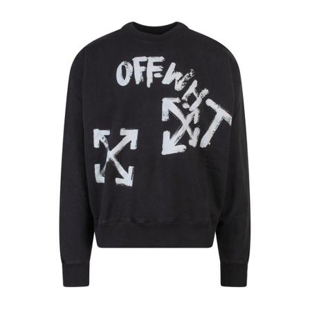 Off White - Tröjor - Svart - Herr - Storlek: M, Herr, Storlek: M