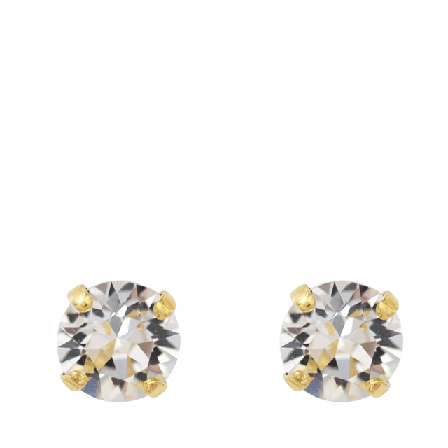 Caroline Svedbom Classic Stud Earrings Crystal Smycken & klockor Dam Guld ONESIZE