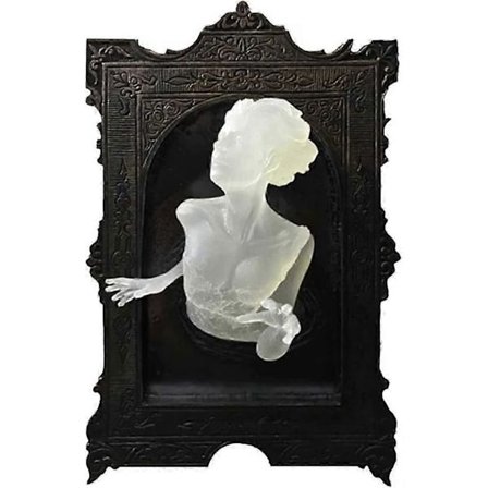 Aave peilissä seinäkoriste, valaiseva aavepeilipatsas, kummitustalon Halloween-koriste