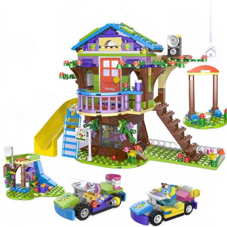 Nytt Set Secret Friends Tree House City Building Blocks Girls