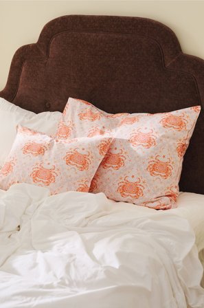 Staycation - Hotelli tyynyliina Careful Crab puuvilla percale - Oranssi - Tyynyliinat - 65X80 - - Homeroom