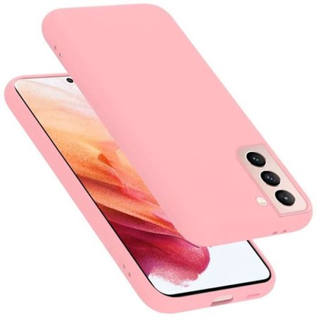 Fodral till Samsung Galaxy S22 Skal i LIQUID PINK Fodral Skydd Silikon TPU mobiltelefon