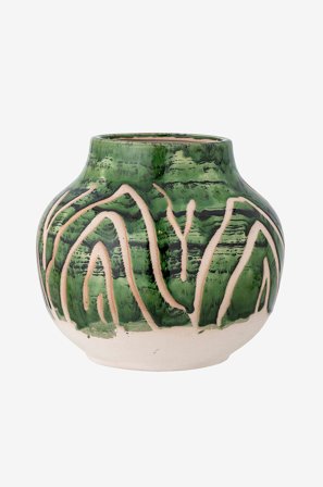 Bloomingville - Vase Eliya - Grønn - Krukker & vaser - Fra Homeroom