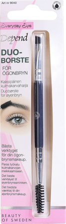 Depend Øjenbrynspensel Duobørste, Makeup, Makeupbørster, Øjenbrynspensler
