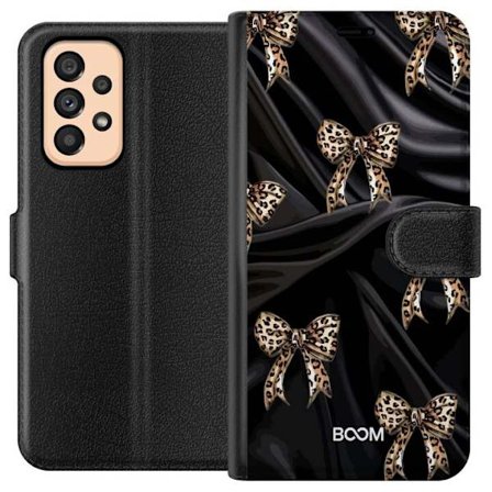 Plånboksfodral till Samsung Galaxy A53 5G med Leopard Bow