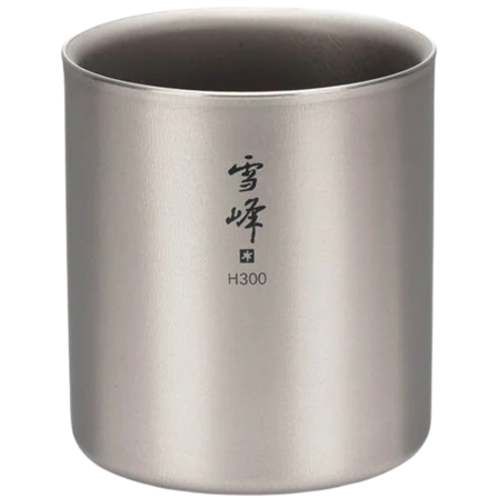 Snow Peak Titanium Double Wall H300 Stacking Mug