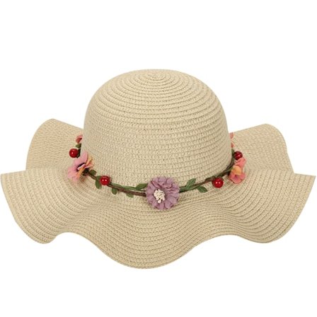 Dam stråhatt Bred brätte Beach Sun Cap