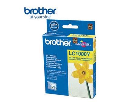 Brother Bläckpatron, LC 1000Y, gul, singelförpackning, LC-1000Y - Lyreco - Toner och bläck - Bläckpatroner - Bläckpatroner Brother