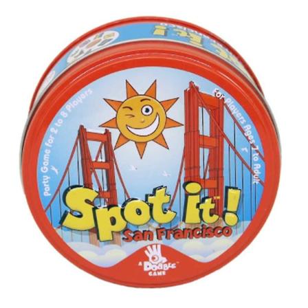 Piirretty Spot It -korttipeli lapsille - silmän ja käden koordinaatiota kehittävä pulmapelilelu joulu- ja syntymäpäivälahjaksi San Francisco