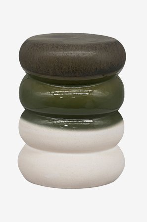 vtwonen - Sidebord keramik Bulb Diameter 34 cm - Grøn - Småborde - Fra Homeroom