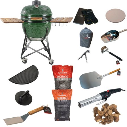 Kamado sumo stora grillpaket, grön kolgrill | Utematlagning > Grillar > Kamadogrillar | Bagaren och Kocken