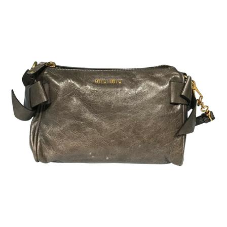 Miu Miu Pre-owned - Vintage Väskor - Grå - Dam - Storlek: One Size, Dam, Storlek: ONE SIZE