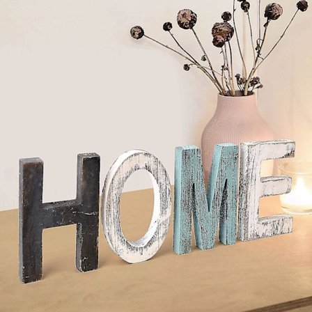 Hjem Skilt Boligindretning Skilte, Teal Vægindretning Hjem Træbogstaver Til Vægindretning Rustikt Hjem Skilt Turkis