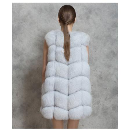 Ladiewintevesfujackefaufujackeautumblazer Lighgrey Xl