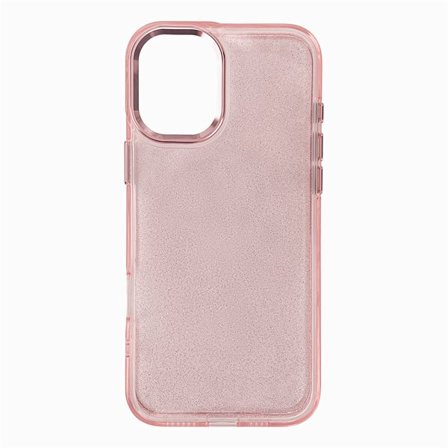 Wozinsky Glitter-etui til Samsung Galaxy S24 FE - Pink med glitter
