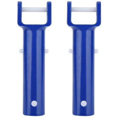 2 st v-huvudhandtag Blå pool v-formad klämborsthuvud ersättningshandtag för
