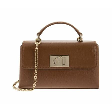 Furla, Handbags Bruin, Dames, Maat:ONE Size,leer,Bedrukt