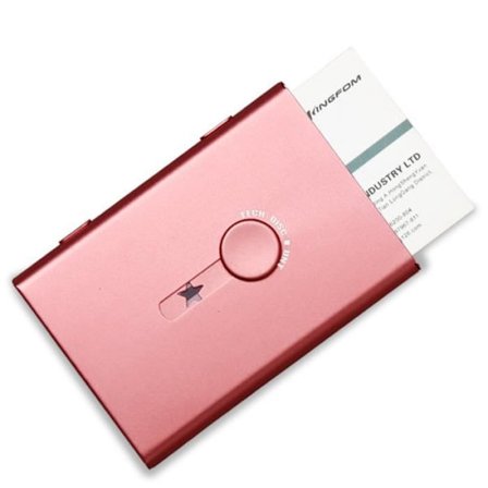 Visitkortshållare - TD - Metall - Anodiserad aluminium - 15 kort - Roséguld