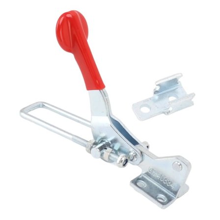 Kraftiga Toggle Clamps Lås 90 graders justerbar snabbkoppling Hasp Clamp