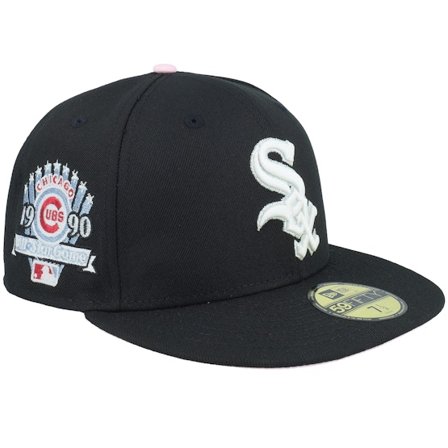 New Era - MLB Black fitted Czapka Z Daszkiem - Hatstore Exclusive x Chicago White Sox Pink Triplets 59FIFTY 90 All Star Game Black Fitted @ Hatstore