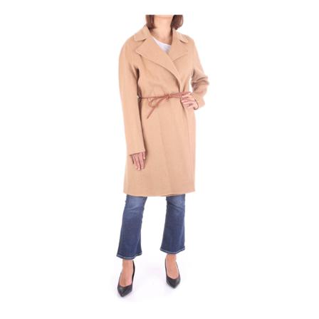 Ralph Lauren Belted Coats Brun, Dame Uldfrakker