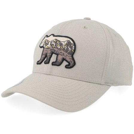 Columbia - Beige adjustable Casquette - Lost Lager 3d Flint Grey 110 Adjustable @ Hatstore
