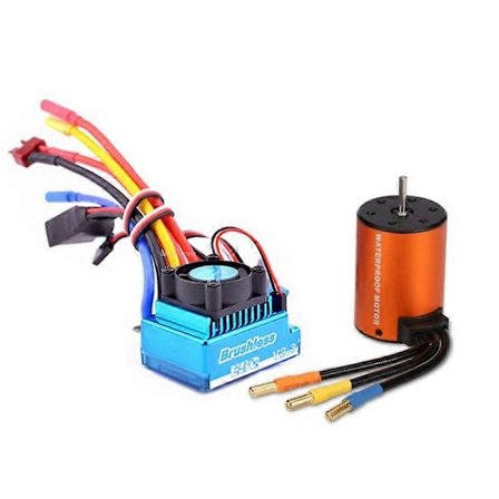 Børsteløs Oppgraderingssett Motor ESC Sett for WLtoys 144001 A959-B A979-B RC Bil Reservedeler