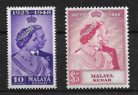 Britisk Malaya - MICHEL 55 - 56 - Postfrisk