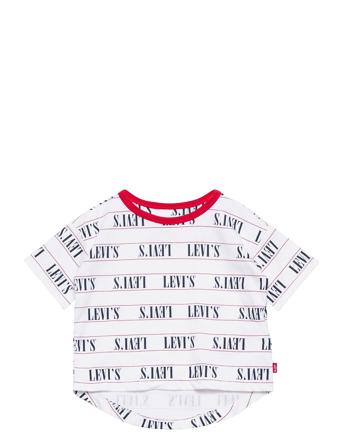Lvg High Low Hem Ringer Tee T-shirts Short-sleeved Multi/mönstrad Levi's
