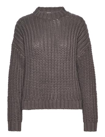 Avamw Knit Pullover Pullover Grå My Essential Wardrobe