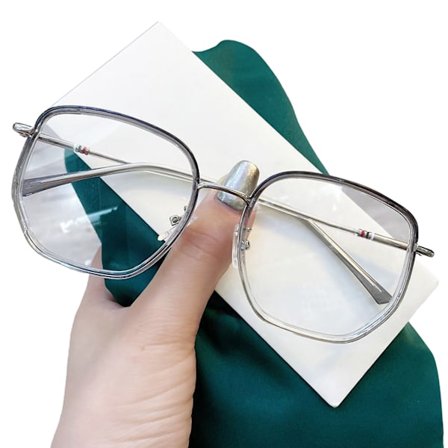 Blålysblokkerende briller firkantede stilige retro anti-øyestretthet lette briller for kvinner menn gradient