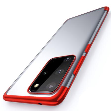 Samsung Galaxy S20 Plus - Eksklusivt stødsikkert silikonecover Röd