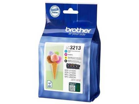 Brother LC3213 Value Pack - 4-pack - svart, gul, cyan, magenta - original - blekkpatron