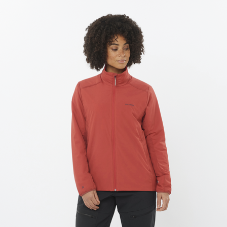 Salomon - Kurtki Odzież Mountain Flex Jacket W - Tandoori Spice